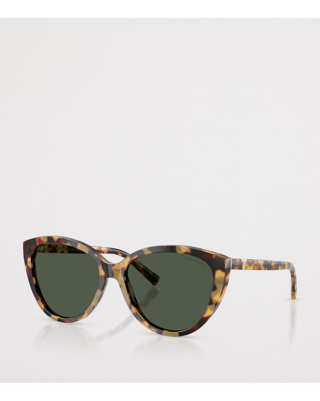 Tiffany & Co Green Acetate Cat Eye Tf4251 Sunglasses