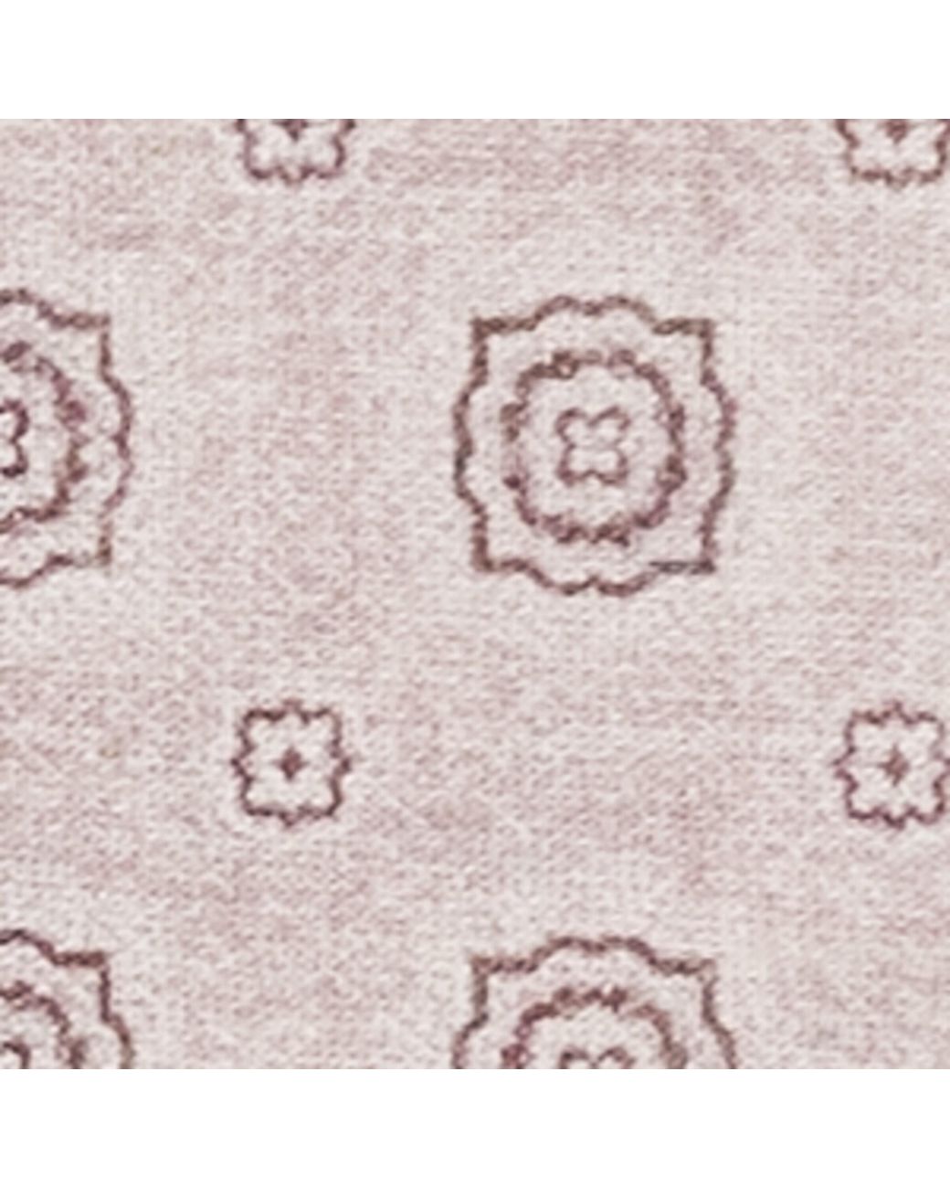 Eleventy Pink Cotton-Wool Geometric Pocket Square for men
