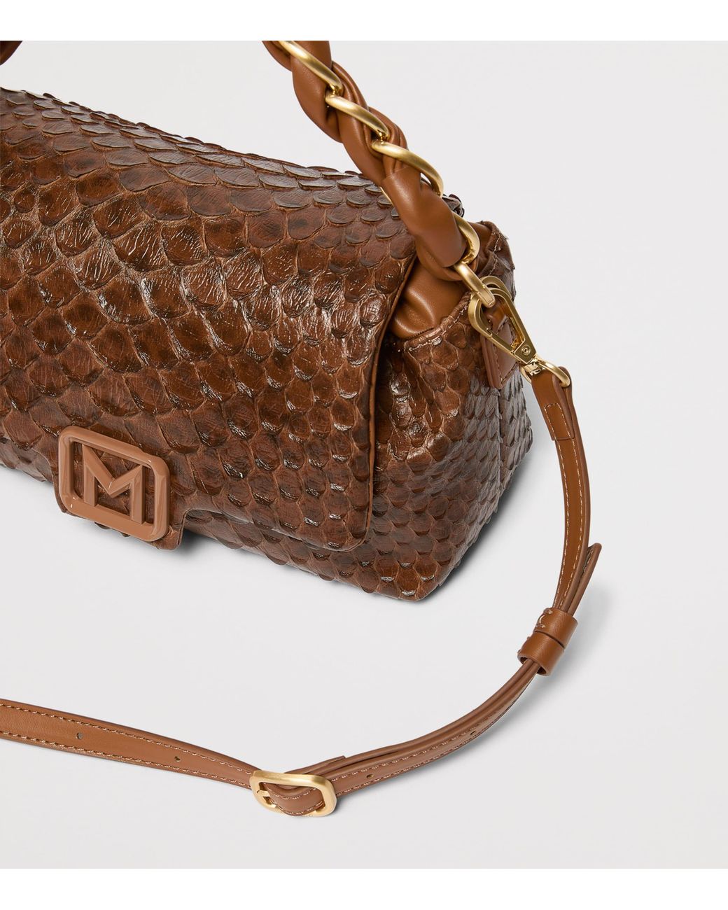 Marella Brown Medium Le Muse Clutch Bag