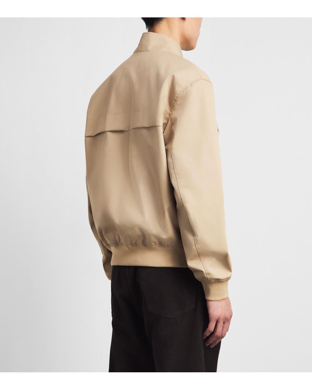 Lacoste Natural Twill Water-Repellent Harrington Jacket for men