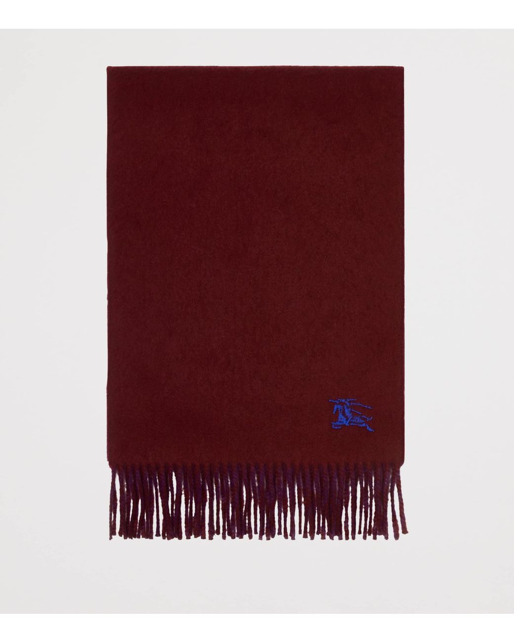 Burberry Red Reversible Cashmere Scarf