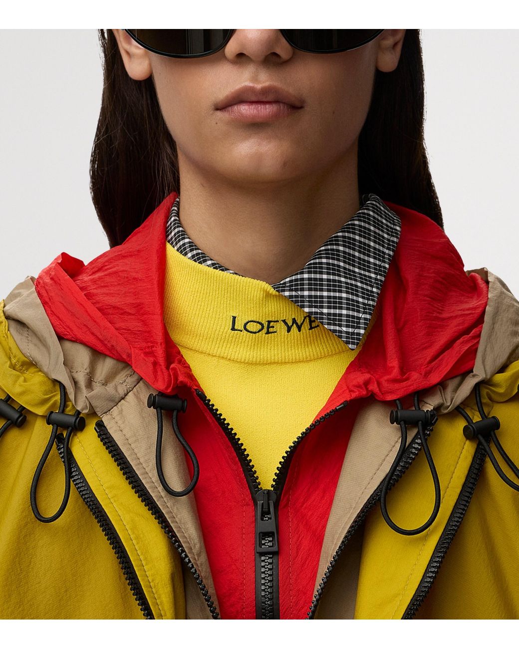 Loewe Yellow Technical Layered Jacket