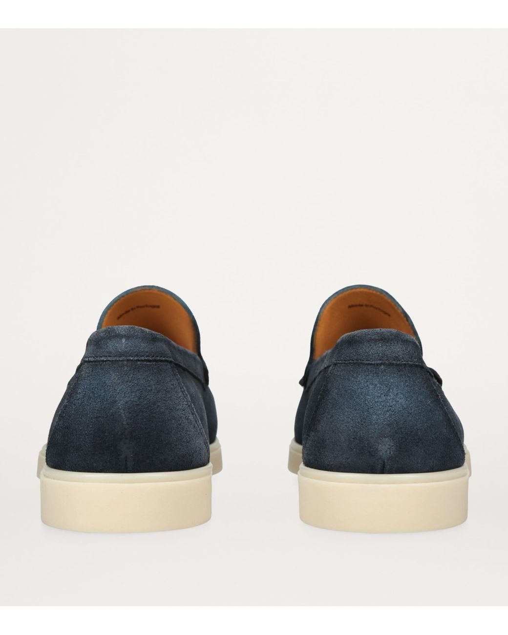 Magnanni Shoes Blue Leather Paraiso Loafers for men