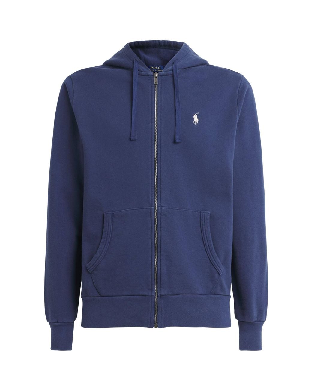 Polo Ralph Lauren Blue Polo Pony Zip-Up Hoodie for men