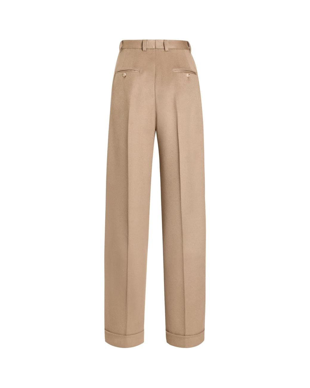 Dolce & Gabbana Natural Cashmere Tailored Trousers
