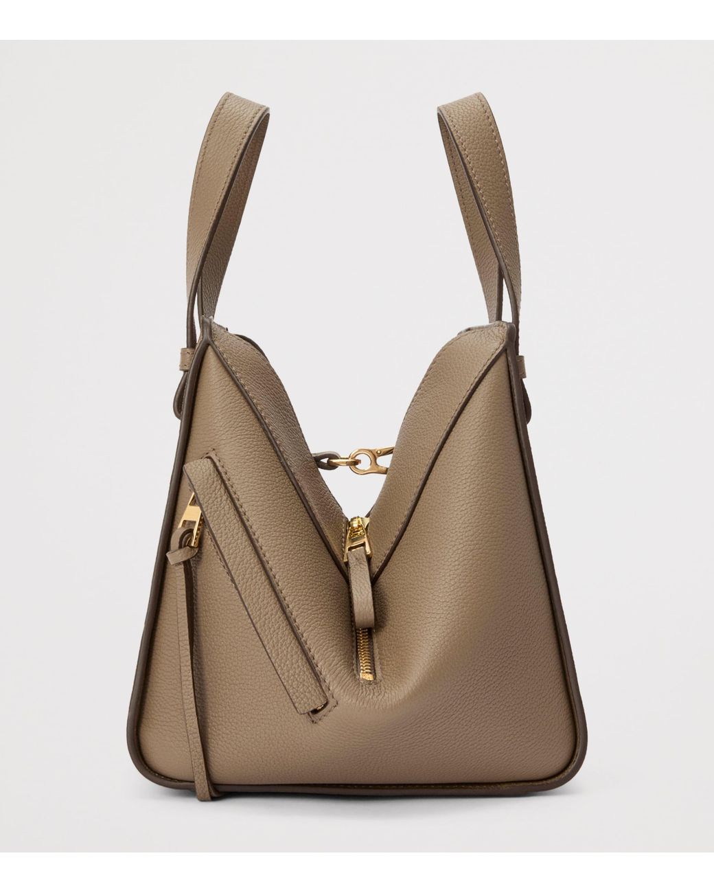 Loewe Brown Leather Hammock Top-Handle Bag
