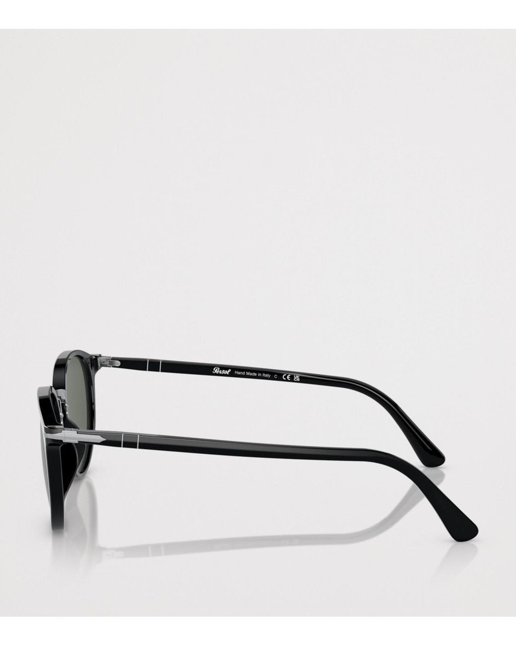 Persol Gray Acetate Rounded Square Sunglasses for men