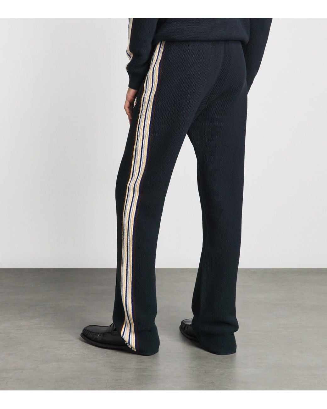 Casablanca Blue Café Culture Track Trousers for men