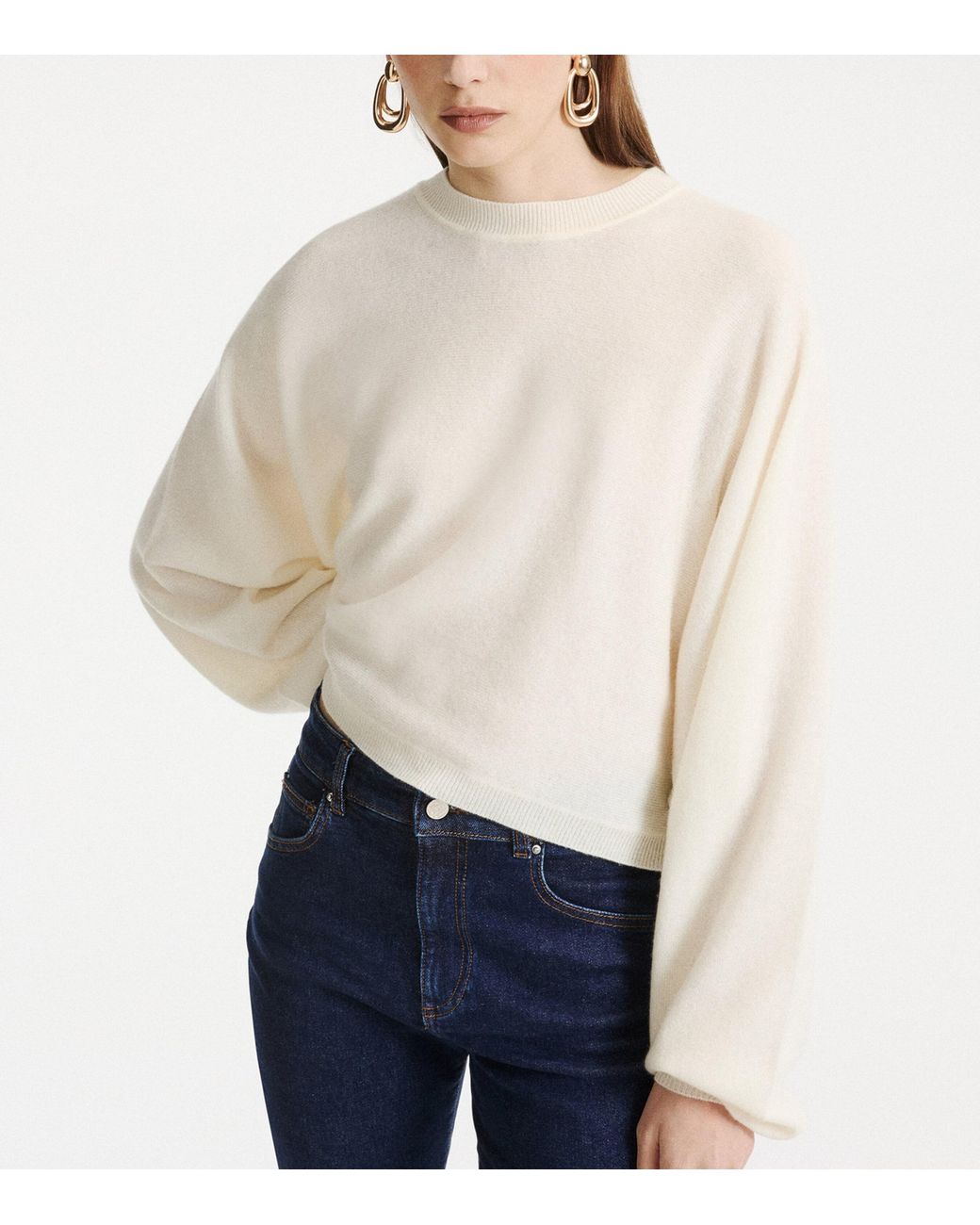 Marella White Cashmere Sweater