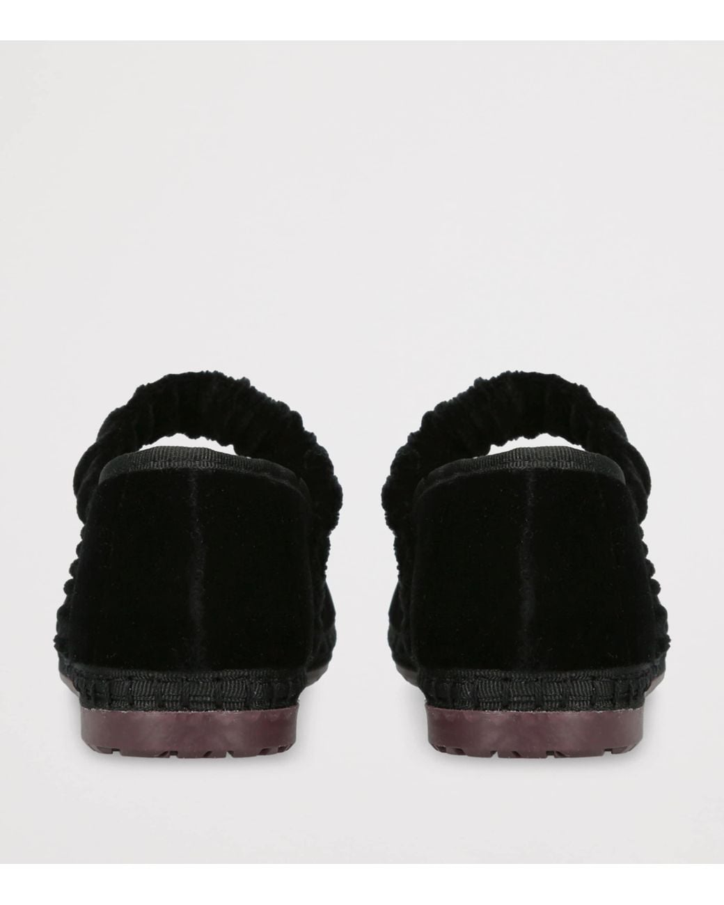 Flabelus Black Velvet Mafalda Espadrilles