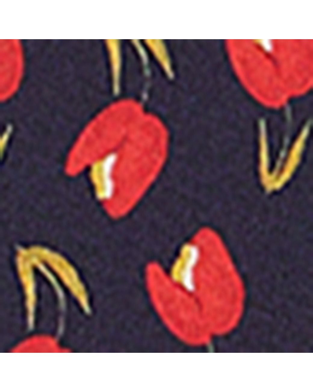 Givenchy Purple Silk Tulip Tie
