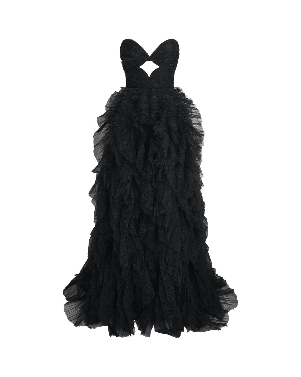 Maria Lucia Hohan Black Tulle Coleen Gown