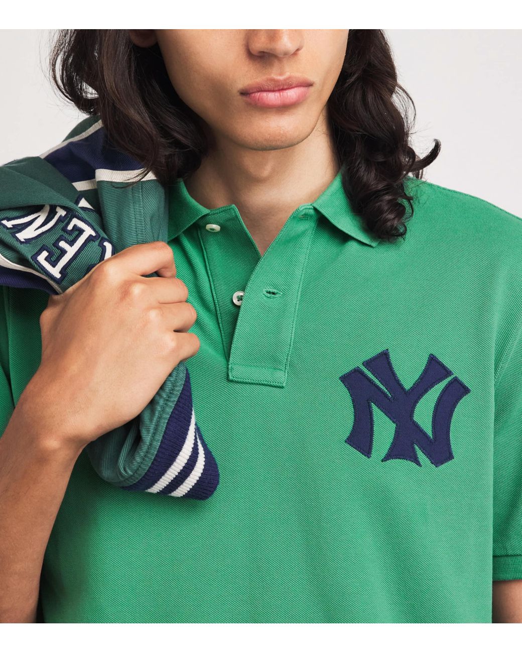 Polo Ralph Lauren Green Ny Yankees Polo Shirt for men