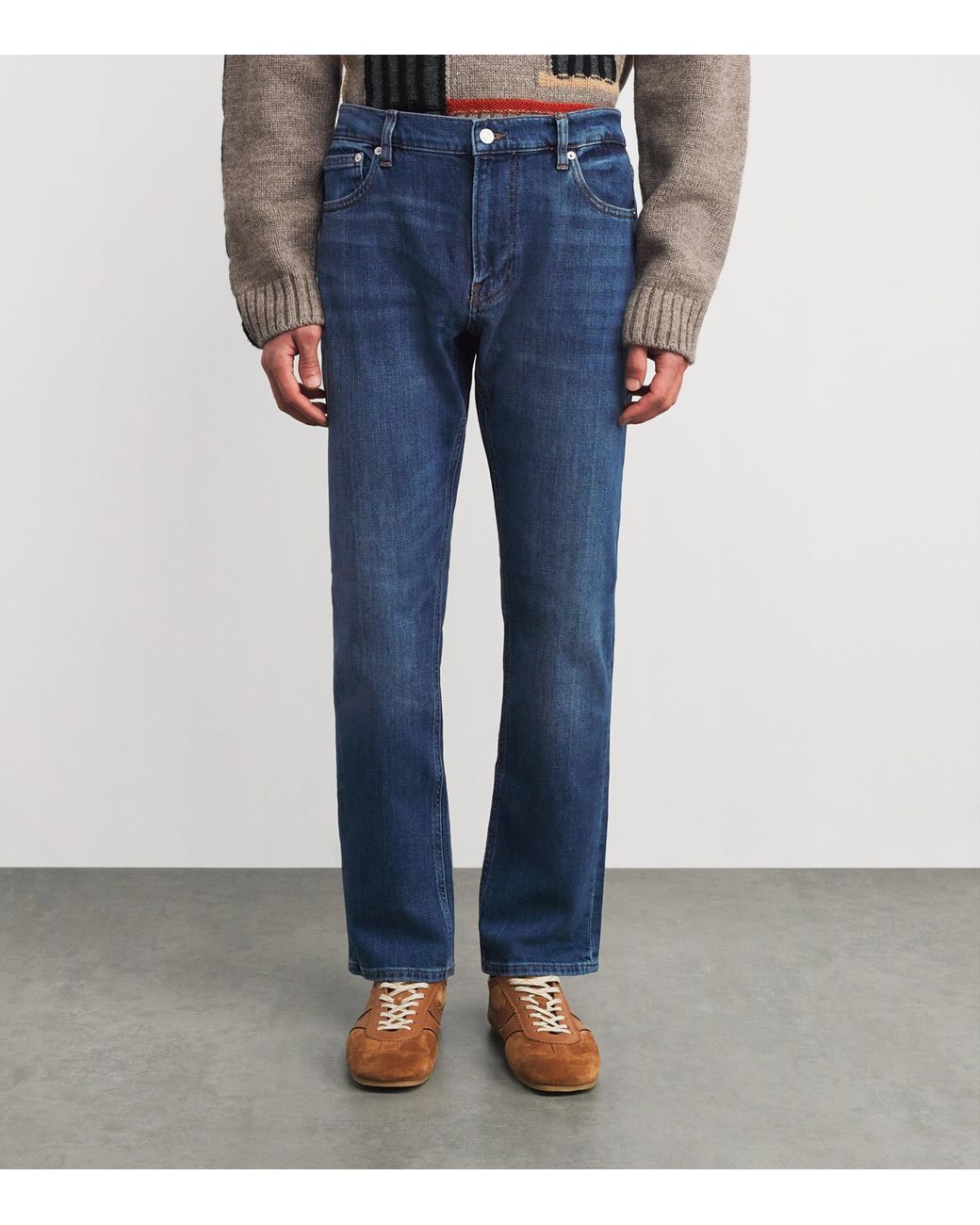 FRAME Blue The Modern Straight Jeans for men