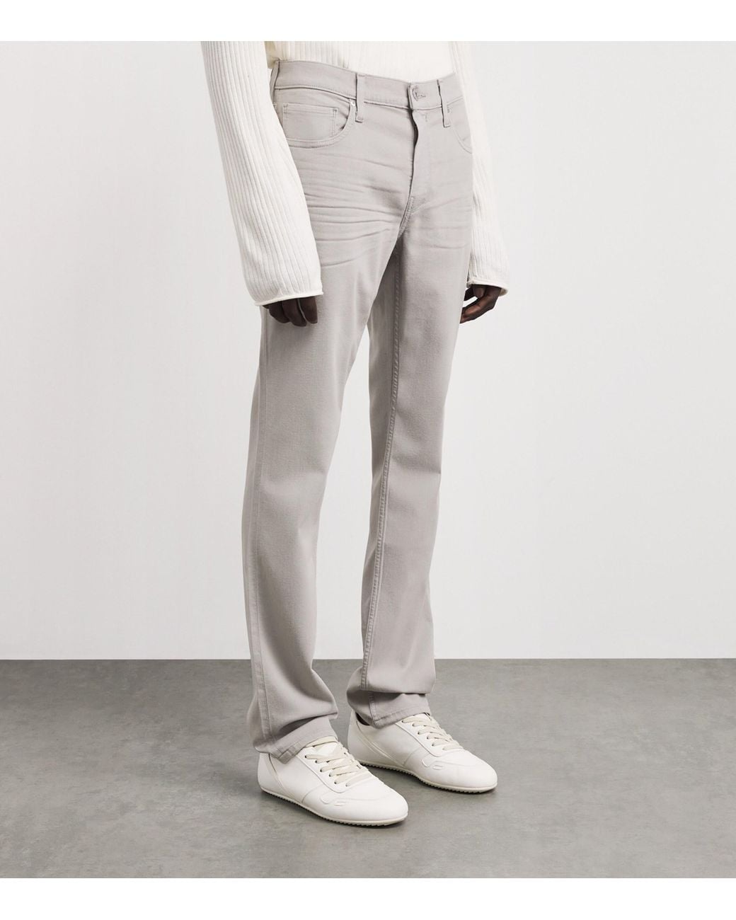 PAIGE Gray Federal Slim-Straight Jeans for men