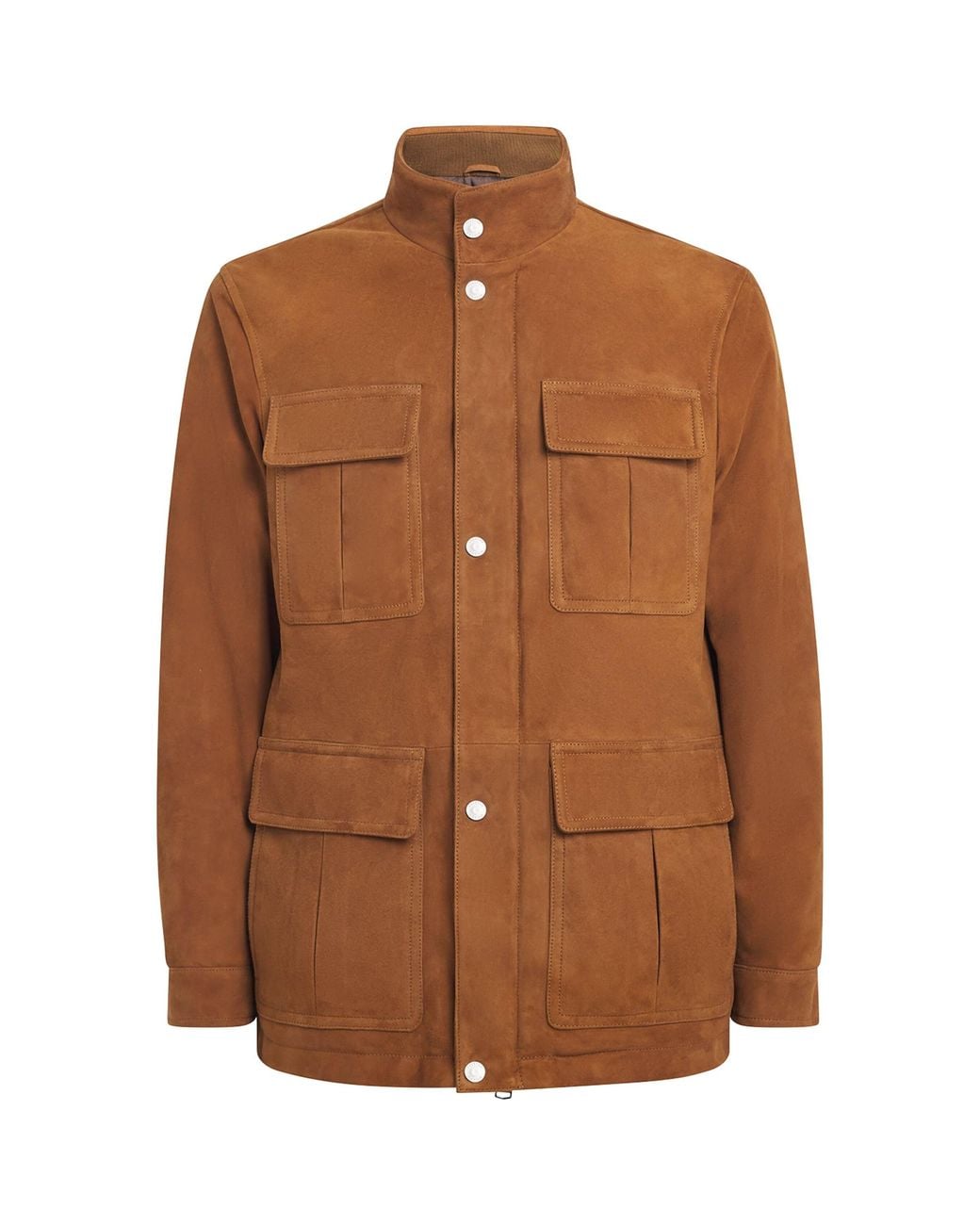 Valstar Brown Suede Field Jacket for men