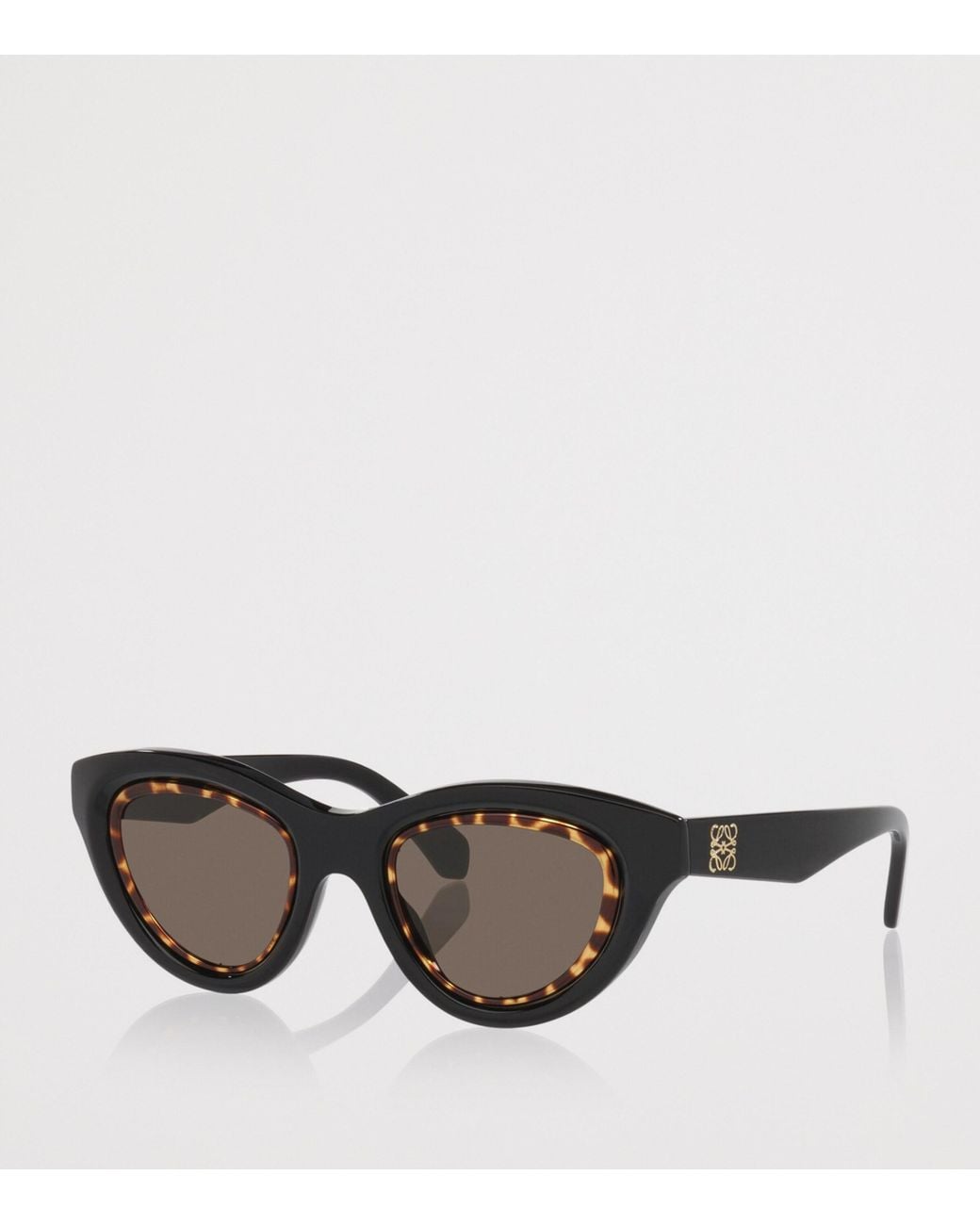 Loewe Brown Mini Anagram Cat Eye Sunglasses