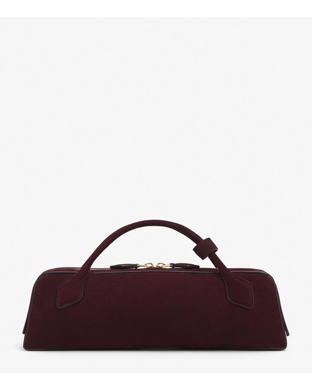 Alaïa Red Suede Le Teckel Top-Handle Bag