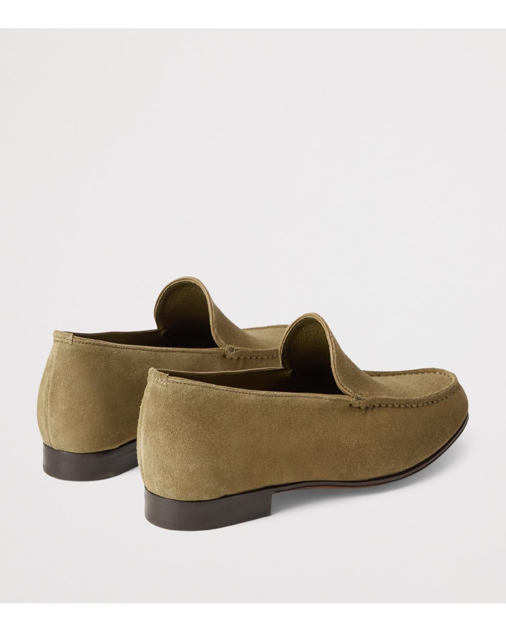 Ralph Lauren Natural Suede Darcey Loafers
