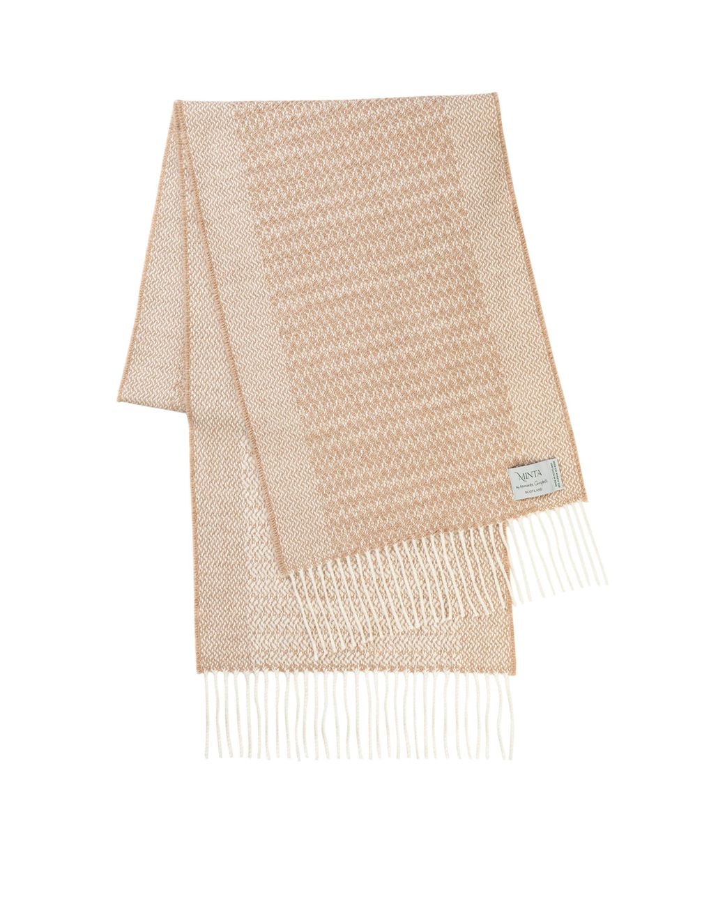 Araminta Campbell Ltd Natural Alpaca-Blend Harvest Grain Scarf