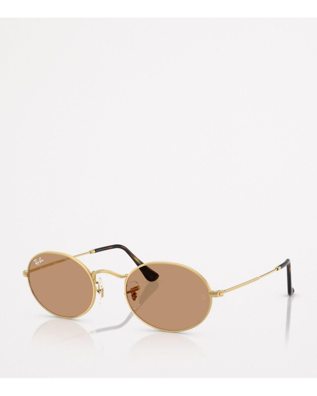 Ray-Ban Natural Rb3547 Oval Metal Sunglasses