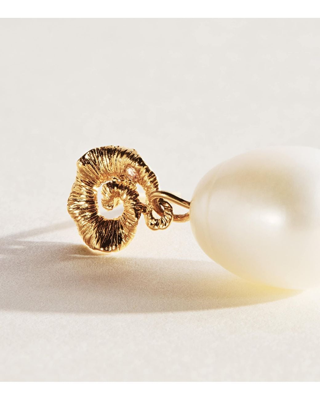 Anni Lu Natural Freshwater Pearl Shell Drop Earrings
