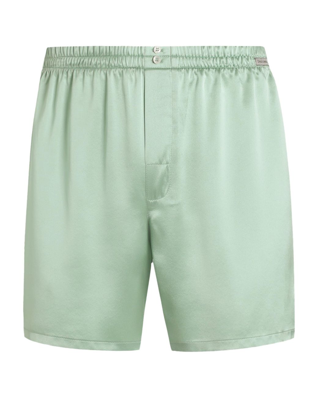 Dolce & Gabbana Green Silk Shorts for men