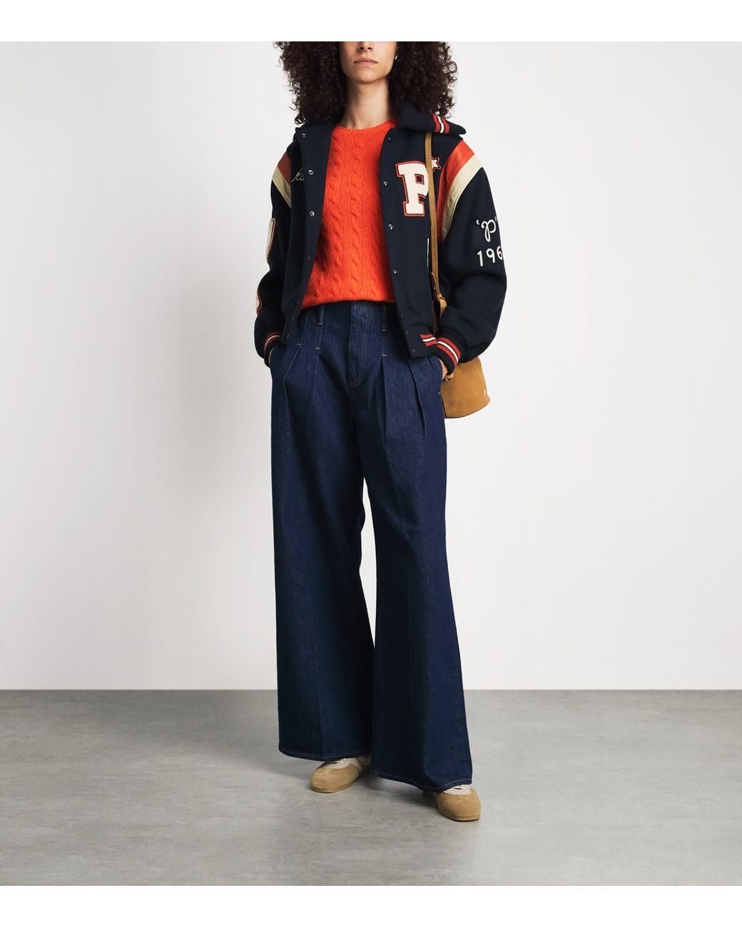 Polo Ralph Lauren Red Wool-Cashmere Cable-Knit Sweater