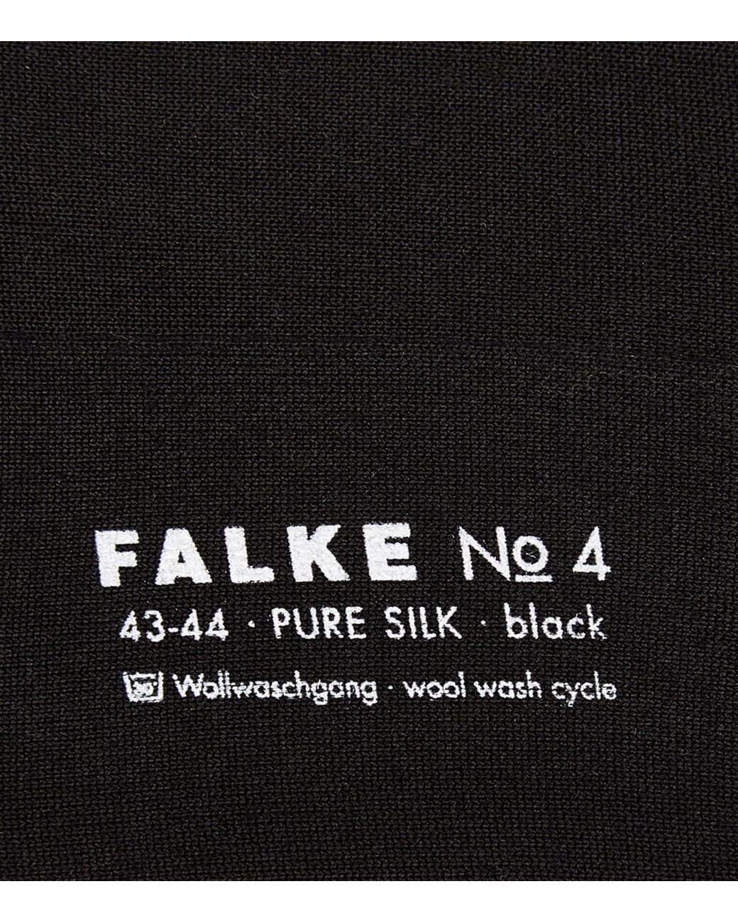 Falke Black No.4 Silk Socks for men