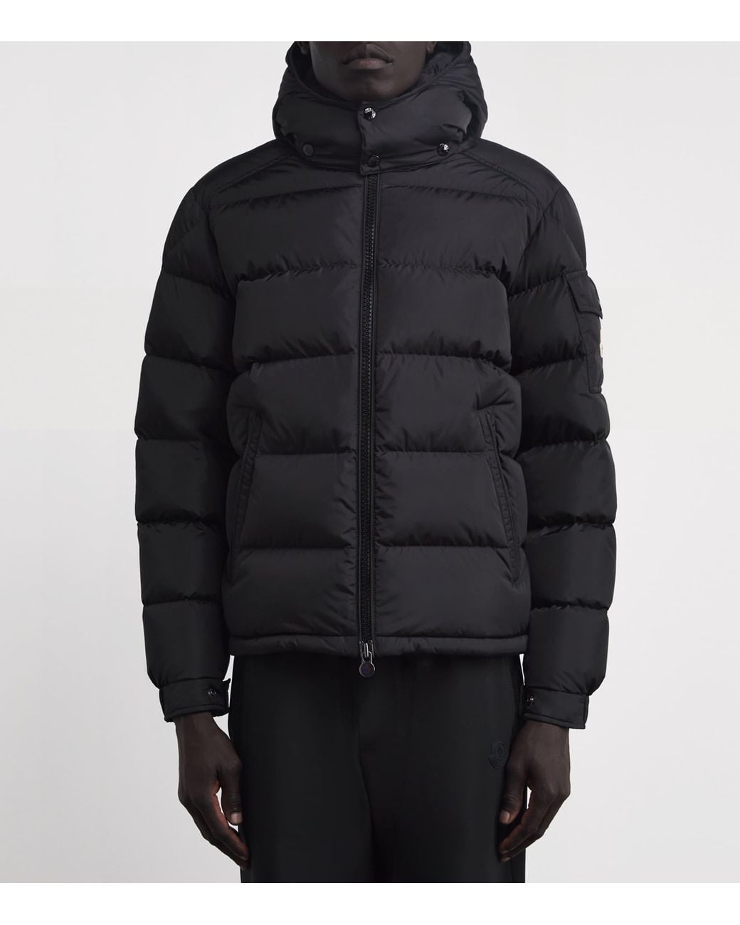 Moncler Black Down Maya Puffer Jacket for men