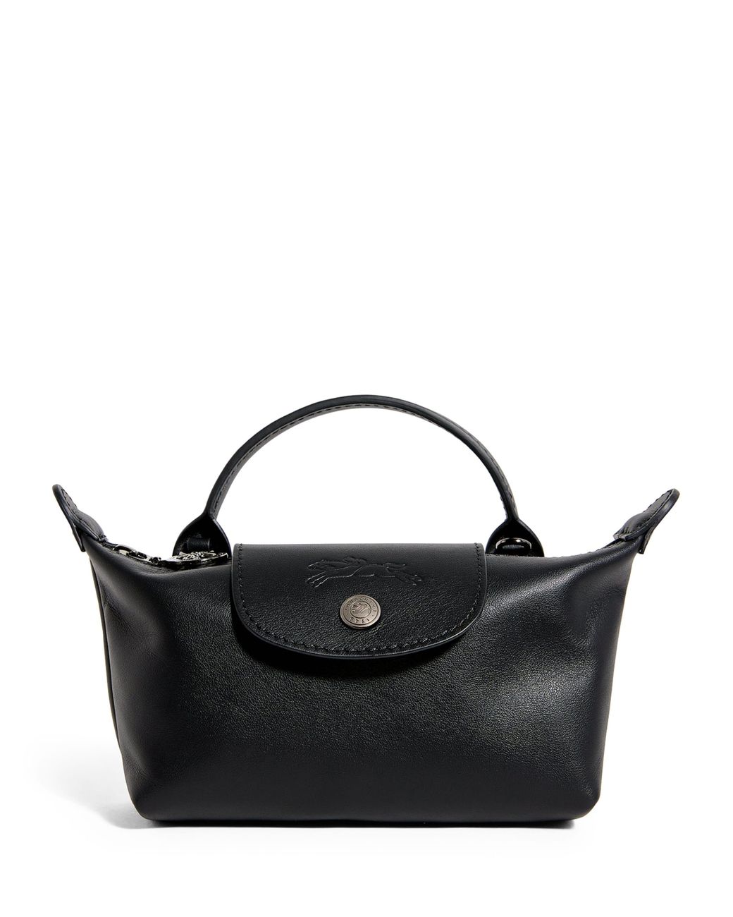Longchamp Black Extra-Small Leather Le Pliage Xtra Pouch