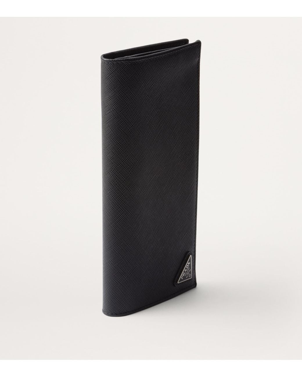 Prada Gray Saffiano Leather Wallet for men