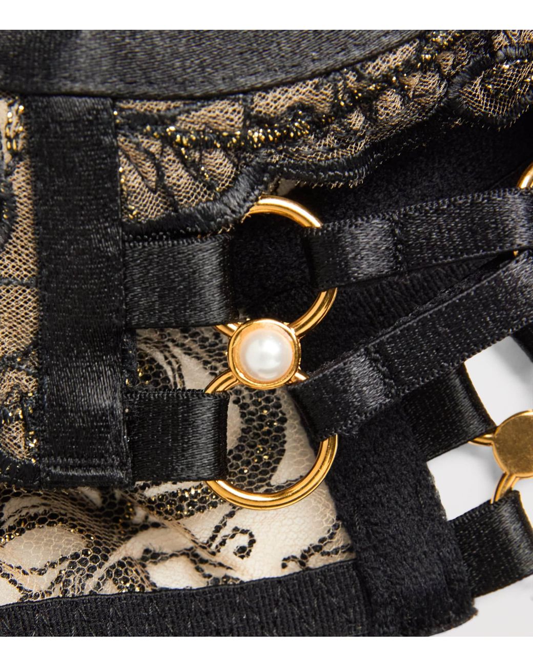 Bordelle Black Pearl Bodice Bra