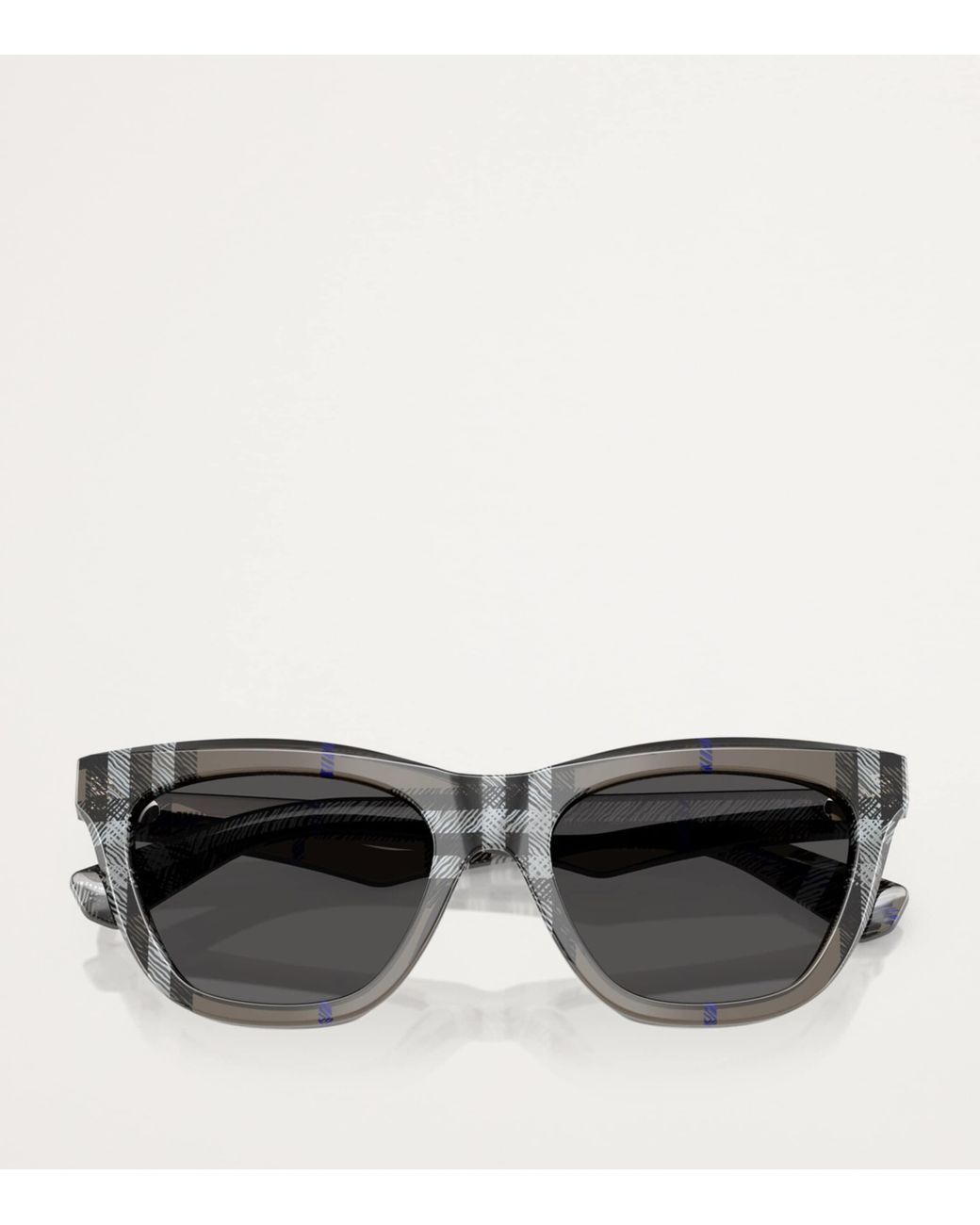 Burberry Gray Acetate Square Sunglasses