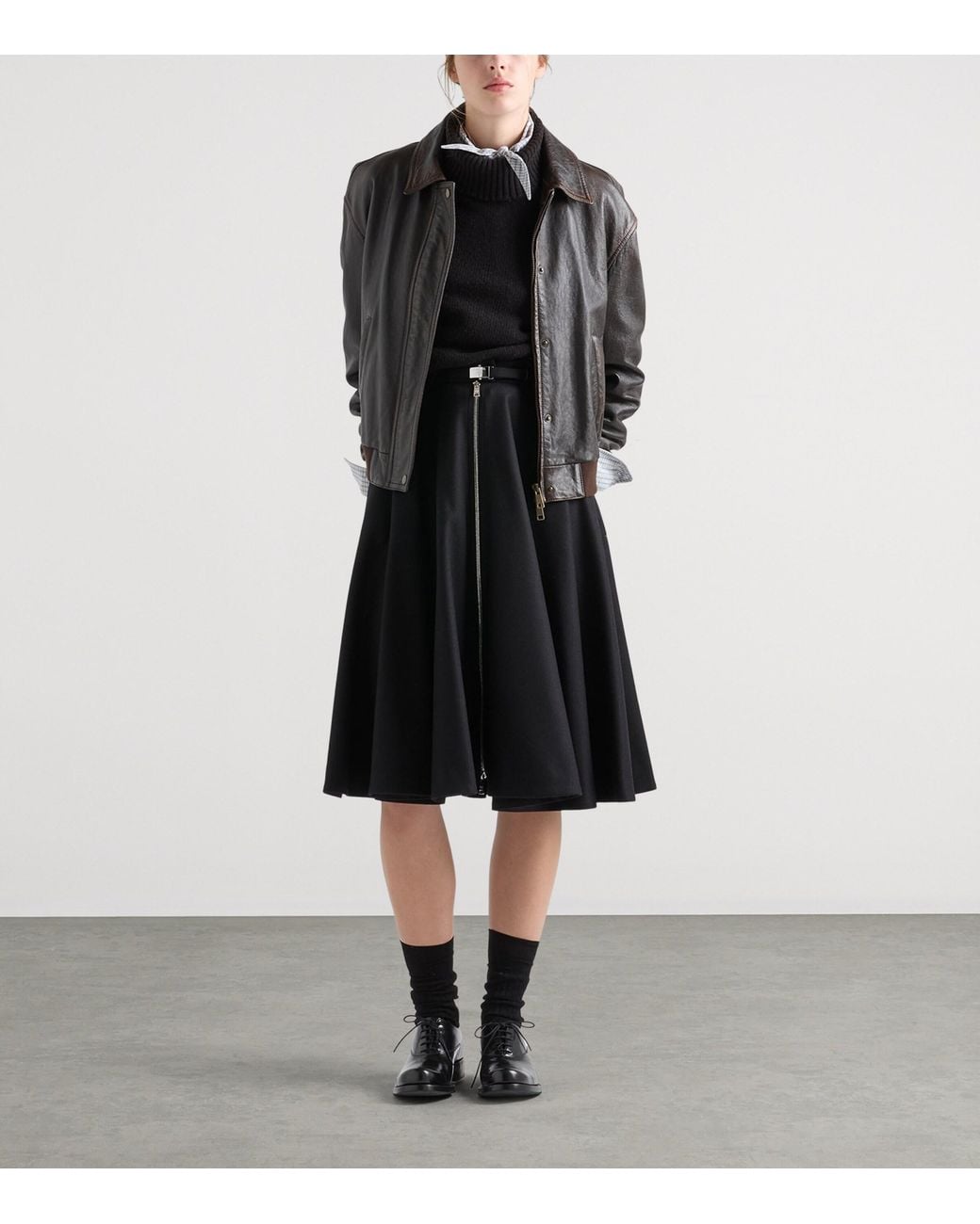 Prada Black Re-Cashmere Rollneck Sweater