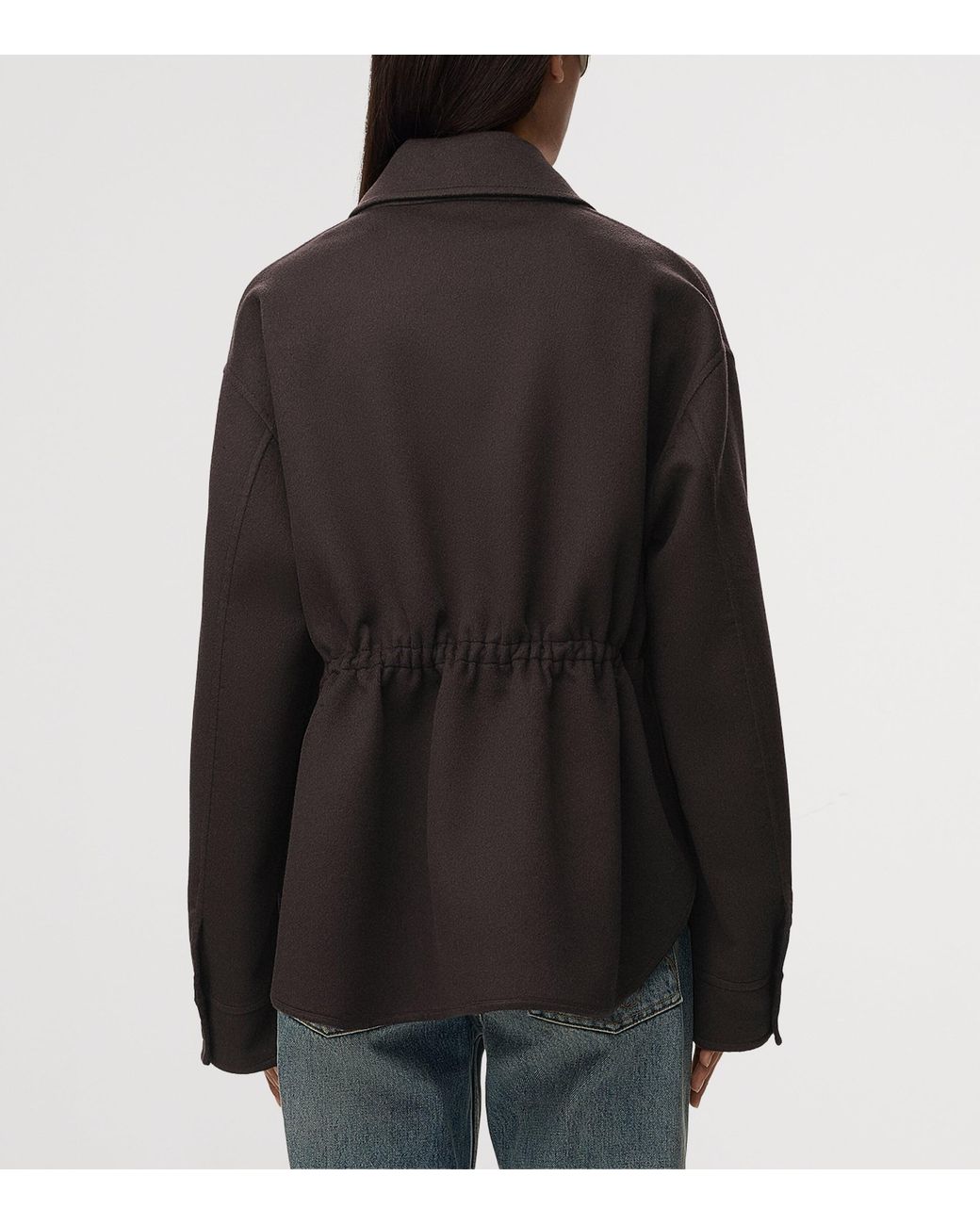 Loewe Black Wool-Cashmere Workwear Jacket
