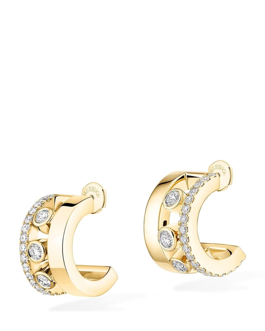 Messika Metallic Move Romane And Diamond Hoop Earrings