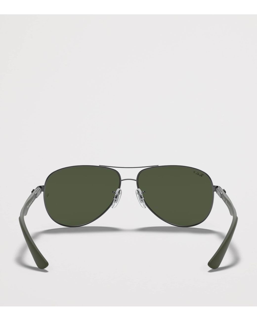 Ray-Ban Green Carbon Fibre Pilot Sunglasses for men