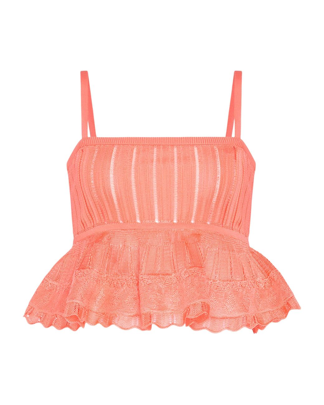 Alaïa Pink Crinoline Crop Top
