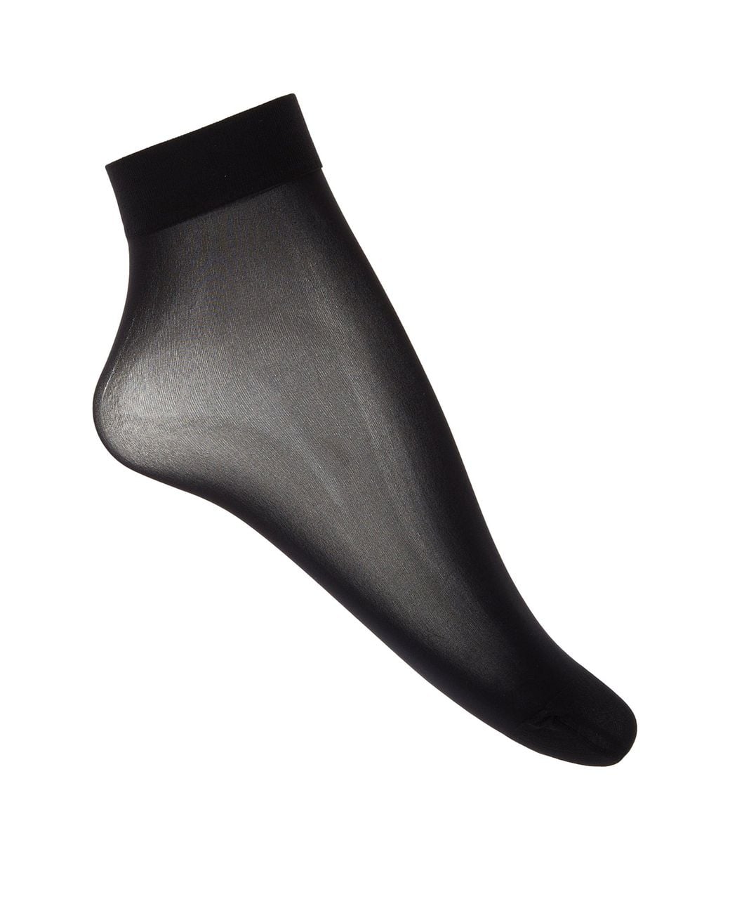 Wolford White Individual 10 Socks