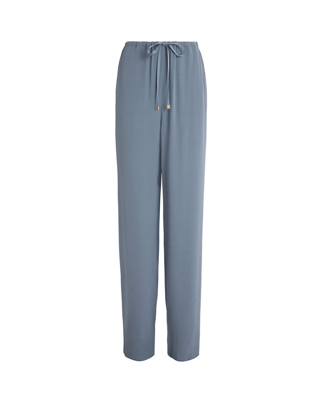 Agnona Blue Drawstring Wide-Leg Sweatpants