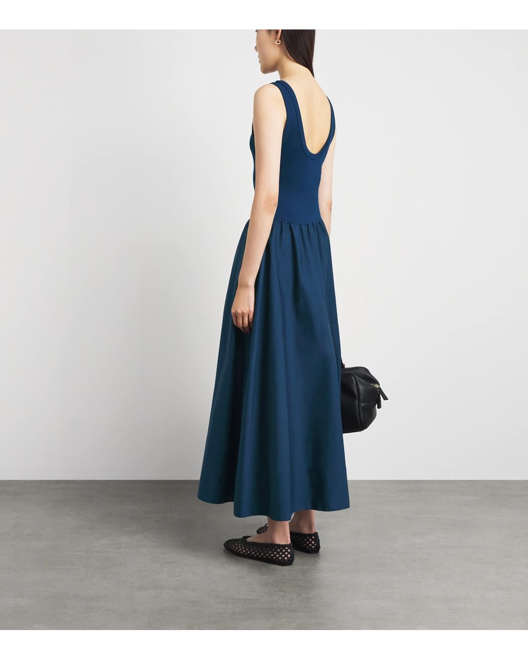 Polo Ralph Lauren Blue Sleeveless Midi Dress