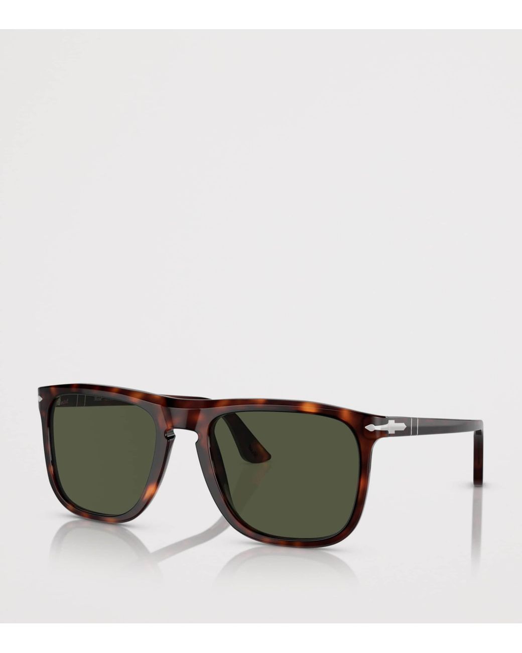 Persol Green Square Pilot Sunglasses