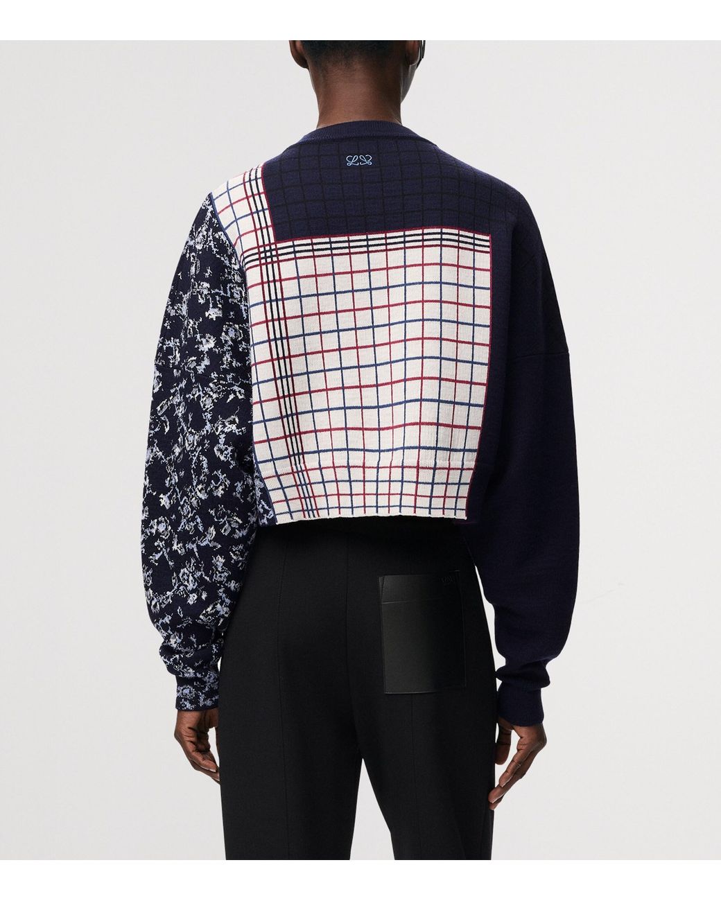 Loewe Blue X Cosima Von Bonin Jacquard Sweater