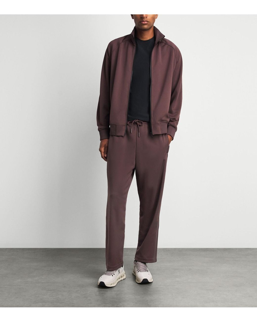 On Shoes Purple Courtside Track Jacket for men