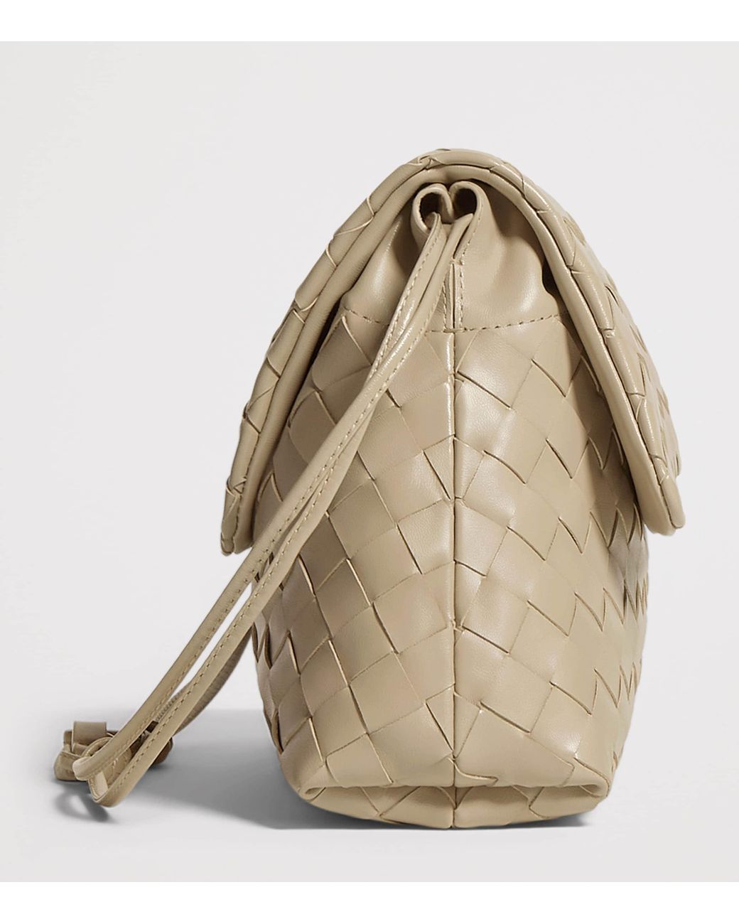 Bottega Veneta Natural Leather Giorno Shoulder Bag