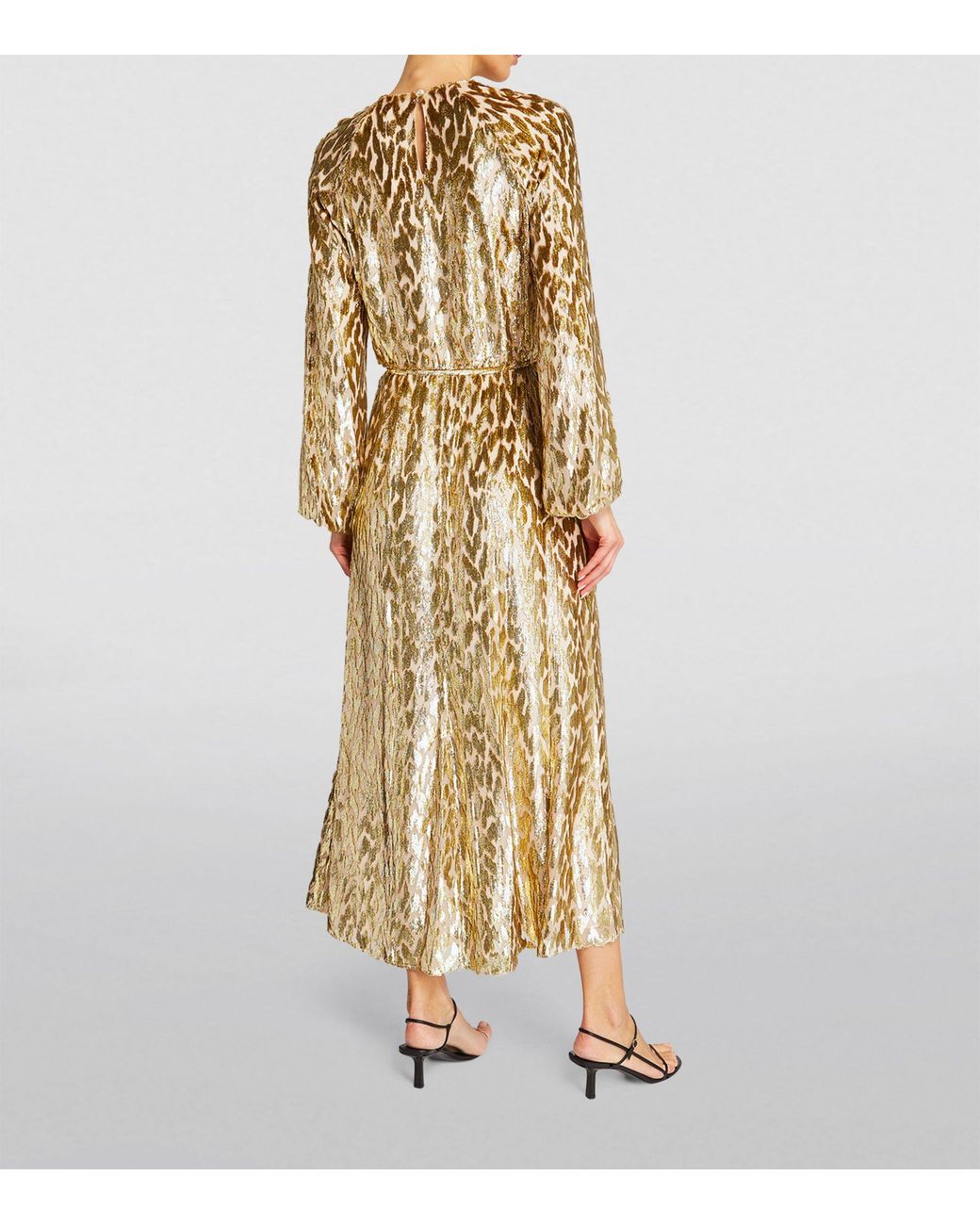 jonathan simkhai metallic wrap dress Jonathan Simkhai Gwynne Wrap Dress - Purple