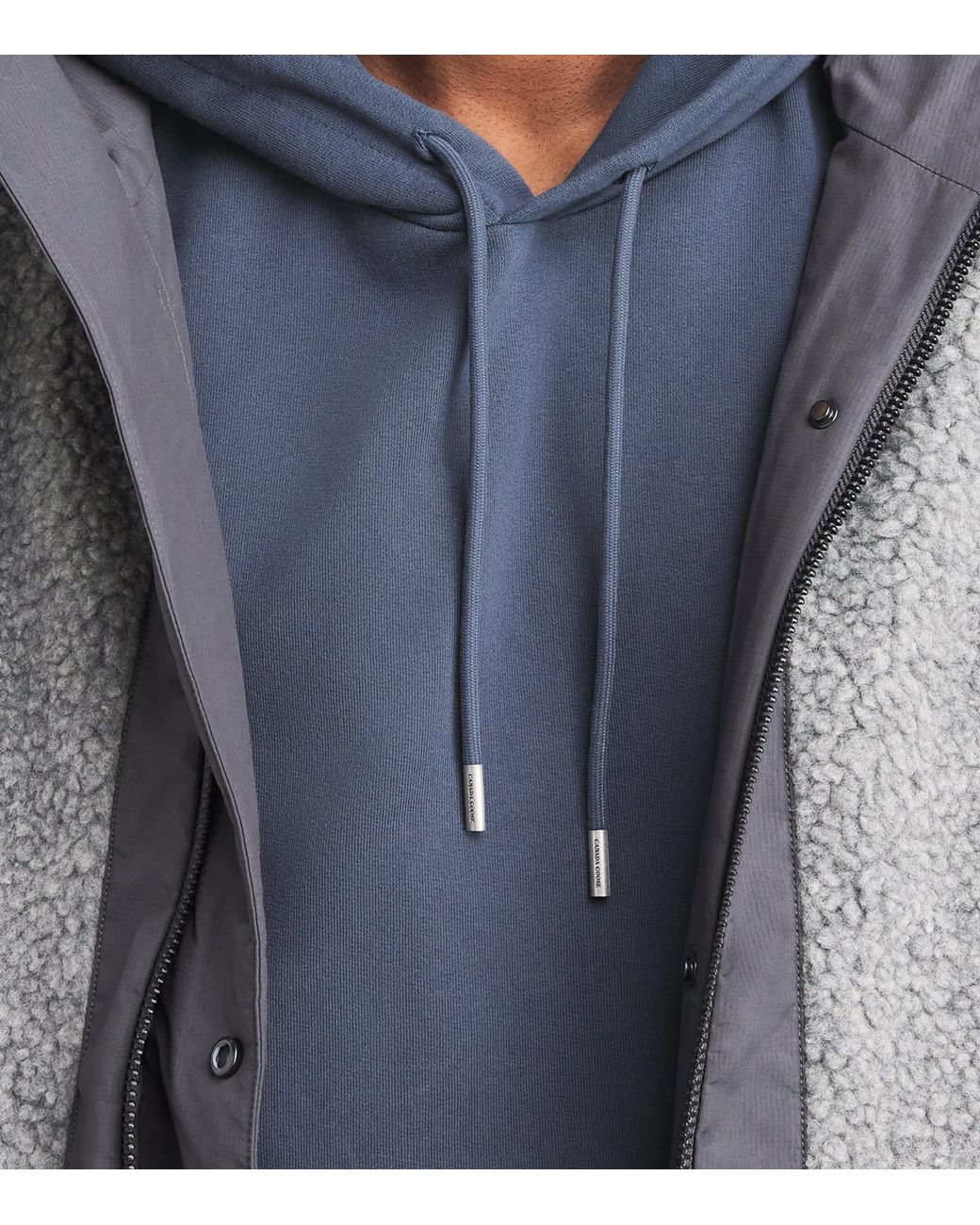 Canada Goose Blue Organic Cotton Loon Hoodie for men
