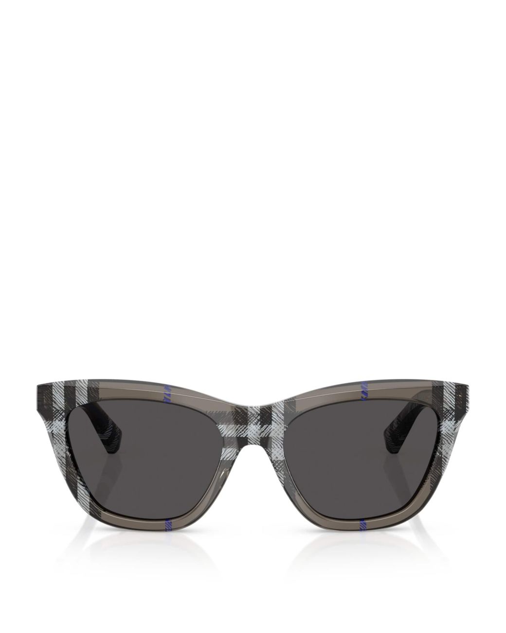 Burberry Gray Acetate Square Sunglasses