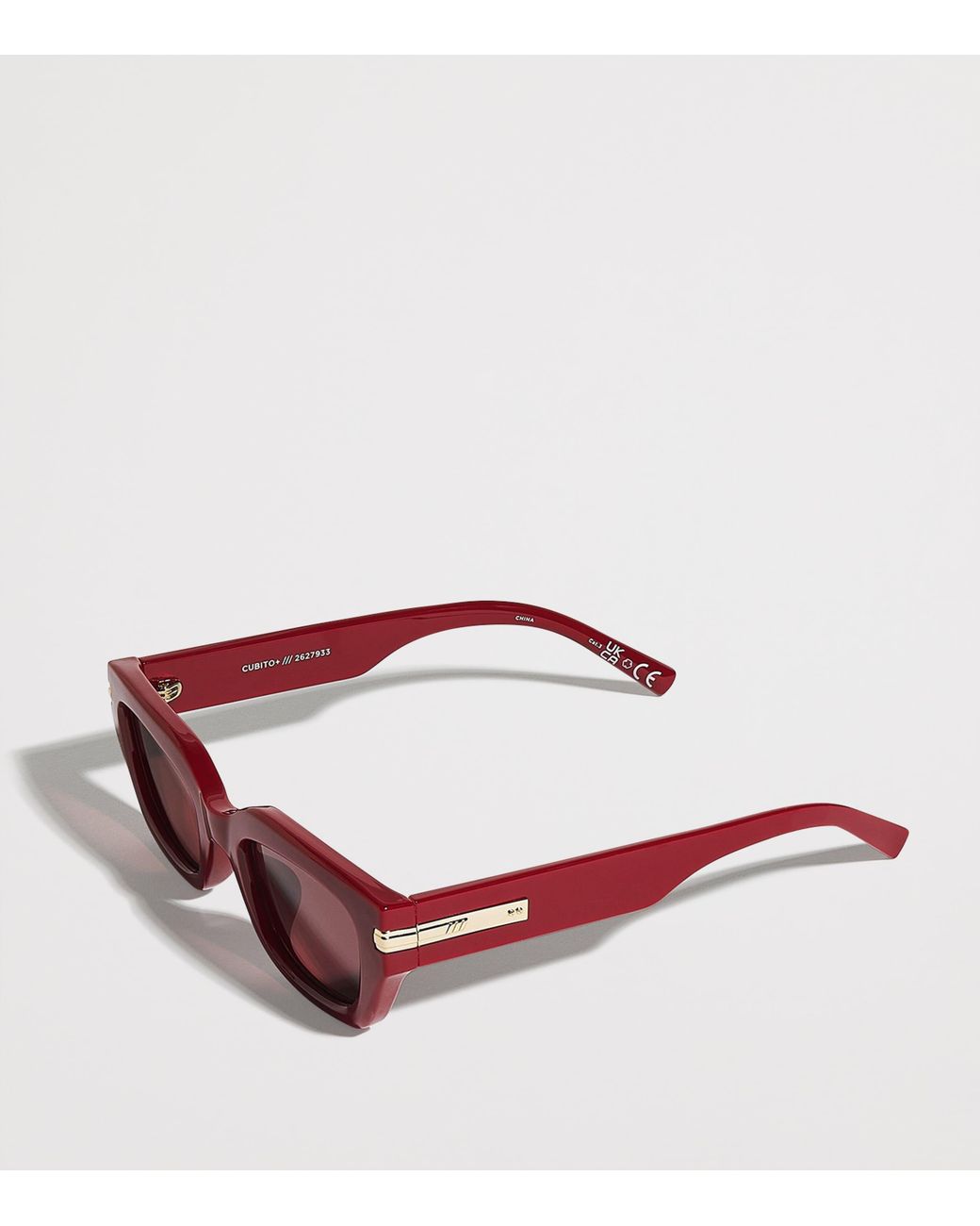 Le Specs Red Cubito Cat Eye Sunglasses